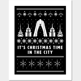 New York Ugly Christmas Sweater T-Shirt Posters and Art